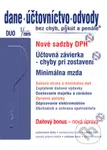 Dane, účtovníctvo, odvody bez chýb, pokút a penále č. 1 / 2025 - Nové sadzby DPH pre rok 2025 - kniha z kategorie Daně