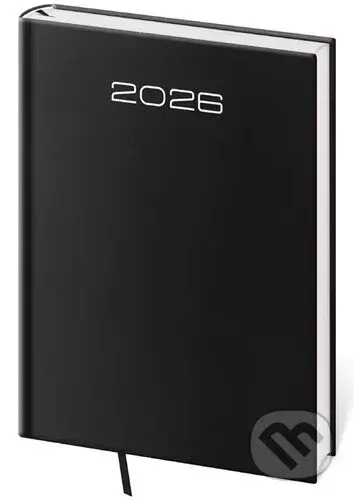 Týdenní diář 2026 A5 Old Karachi černý