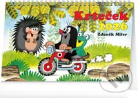 NOTIQUE Stolní kalendář Krteček 2026 (řádky) - Zdeněk Miler (ilustrátor)