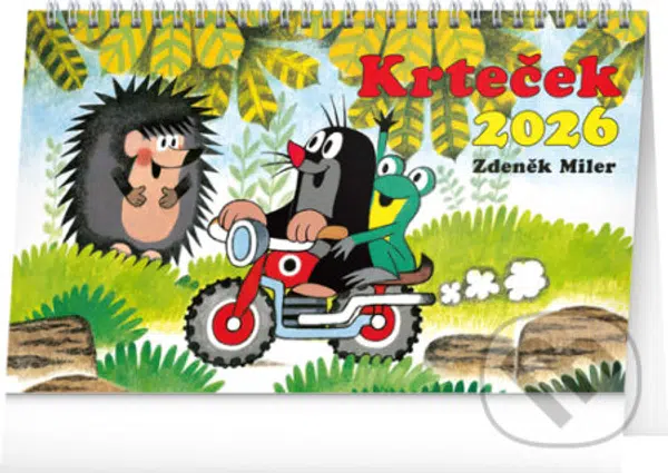NOTIQUE Stolní kalendář Krteček 2026 (řádky) - Zdeněk Miler (ilustrátor)