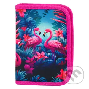 Školský peračník jednoposchodový Baagl Plameniaky