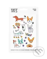 TATTonMe Vodeodolné dočasné tetovačky Psy mix