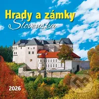Nástenný kalendár Hrady a zámky Slovenska 2026 (slovenské menné kalendárium)