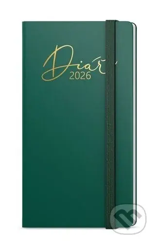 Týdenní diář 2026 Jakub Luxi kapesní zelená