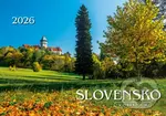 Nástenný kalendár Slovensko v obrazoch 2026 (slovenské menné kalendárium)