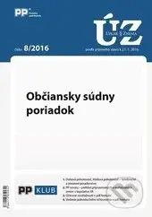 Úplné znenia zákonov 8/2016 (Občiansky súdny poriadok)