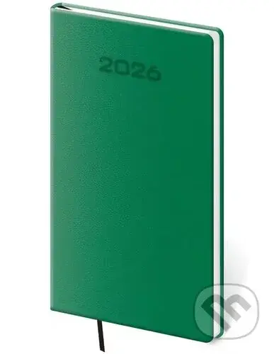 Kapesní diář 2026 Soft zelený