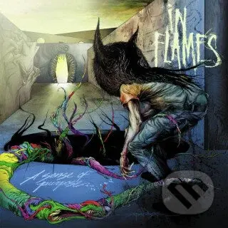 In Flames:  A Sense Of Purpose + Mirror's Truth / Green  LP