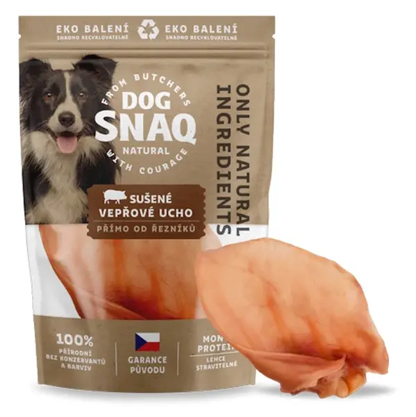 DOG SNAQ Bravčové ucho sušené 1 ks