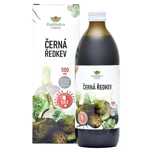 EKOMEDICA Čierna reďkev 500 ml