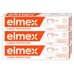 ELMEX Caries Protection zubná pasta proti zubnému kazu 3 x 75 ml
