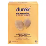 DUREX Sensual extra lube 20 kusov