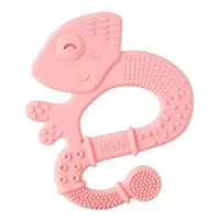 CHICCO Hryzátko silikónové Super Soft Chameleon ružový 2m+ 1 kus