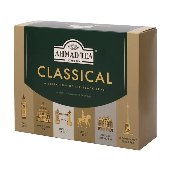 AHMAD TEA Classical tea collection čierne čaje 60 sáčkov