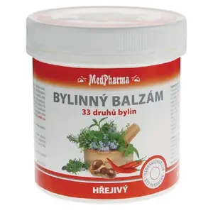 MEDPHARMA Bylinný balzam hrejivý, 33 druhov bylín 250 ml