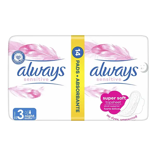 ALWAYS Ultra Sensitiv Night 14 ks
