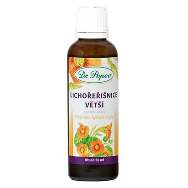 DR.POPOV Kvapky bylinné kapucínka väčšia 50 ml