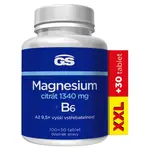 GS Magnesium citrát 1340 mg B6 XXL 100 + 30 tabliet