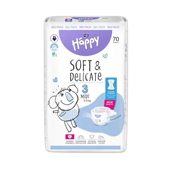 BELLA HAPPY Baby midi 70 kusov