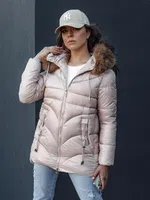 Kurtka damska zimowa WINTERCHIC różowa Dstreet