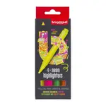 Bruynzeel neónové zvýrazňovače 4ks-Bruynzeel