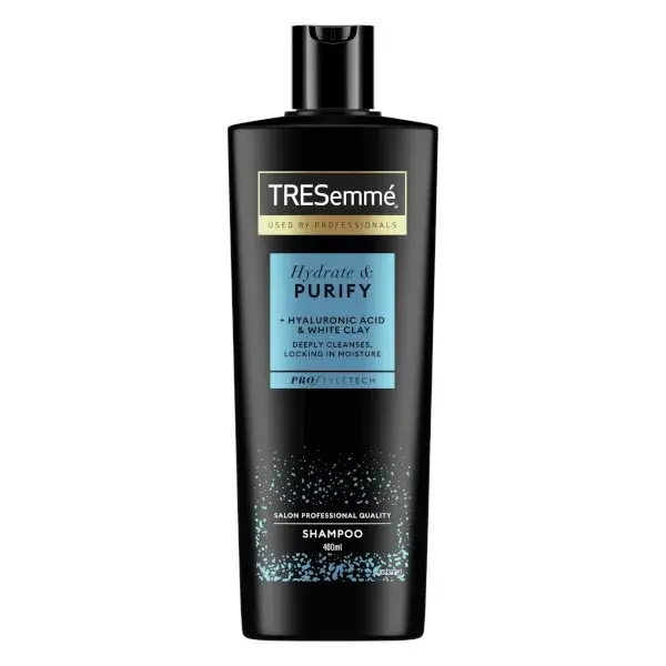 TRESemmé Čisticí šampon pro mastné vlasy Purify & Hydrate (Shampoo) 400 ml