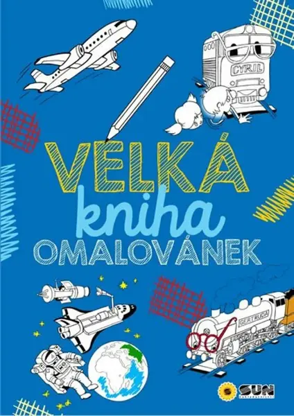 Velká kniha omalovánek pro kluky (poškozené)
