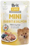 Kapsička Brit Care Mini Rabbit & Salmon fillets in gravy 85g