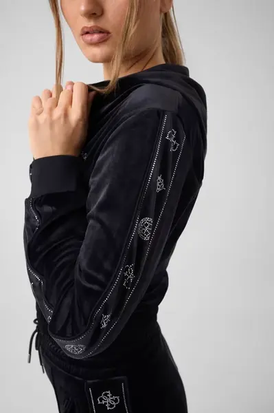 Guess amalia full zip hoodie sweat m