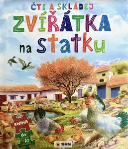 Čti a skládej - ZVÍŘÁTKA NA STATKU (poškozené)