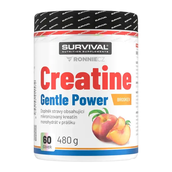 Survival Creatine Monohydrate Gentle Power 480 g broskev
