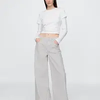 GAP Džíny Stripe Baggy - Dámské