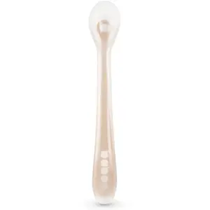 Baboo Silicone Spoon lžička Au Naturale, 6m+ 1 ks