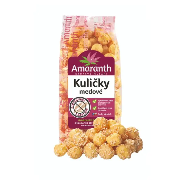 AMARANTH Kuličky medové 100 g