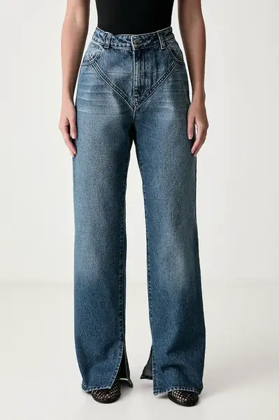 Le Privé  rovné džíny dámské DEMI JEANS BLEU