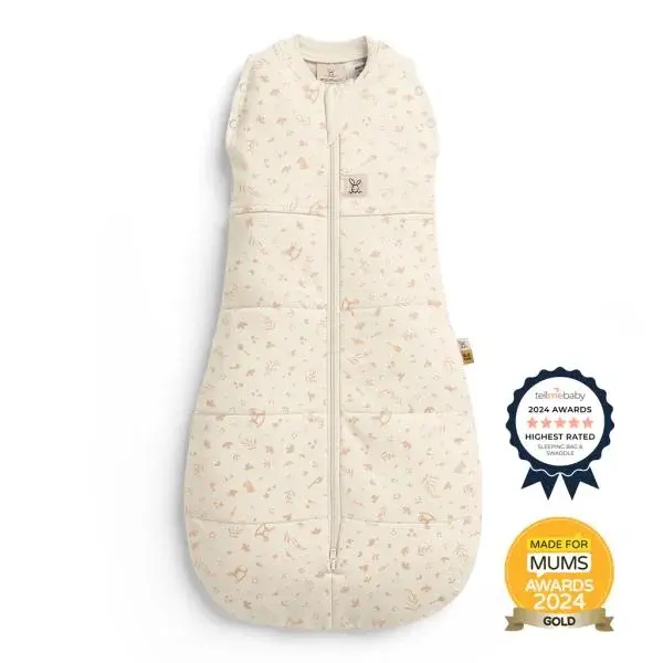 ERGOPOUCH Zavinovačka a vak na spaní 2v1 Cocoon Lullaby 0-3m, 3-6kg, 2,5tog
