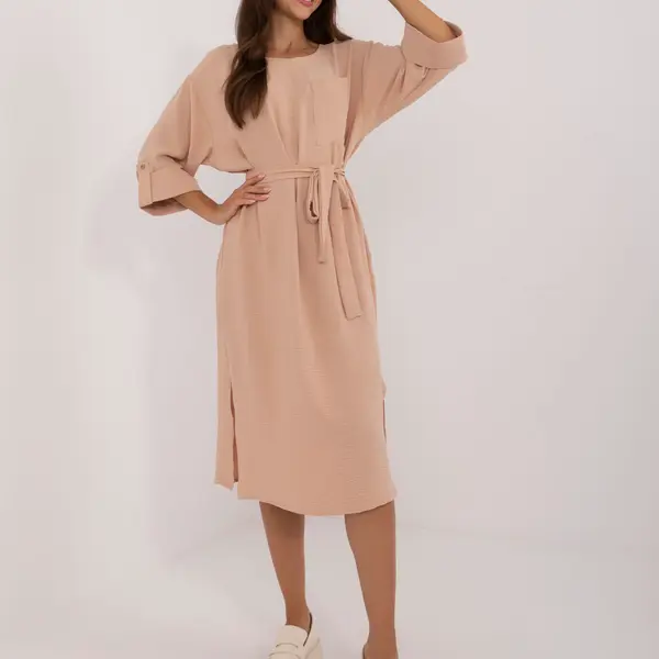 Dress-LK-SK-509694.61-camel