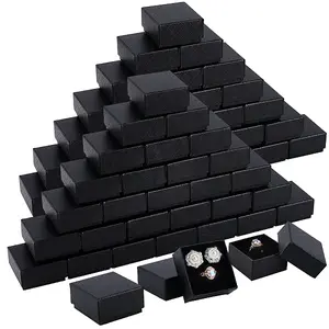 Diamond Textured Paper Finger Ring Packing Boxes