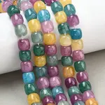 Dyed Natural Rose Quartz Beads Strands