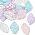 Baking Paint Crackle Acrylic Pendants