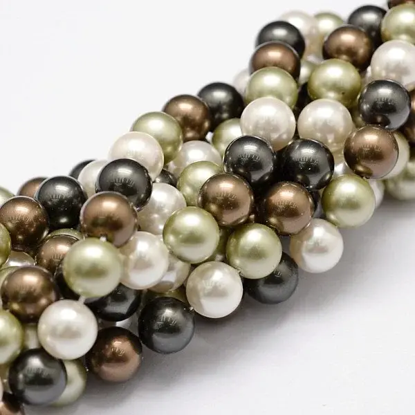 Shell Pearl Bead Strands