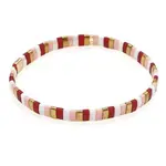 Bohemian Glass Seed Beaded Stretch Bracelets