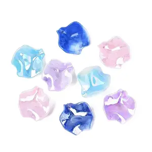 AB Color Plated Opaque Acrylic Pendants