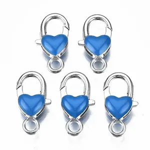 Alloy Enamel Lobster Claw Clasps