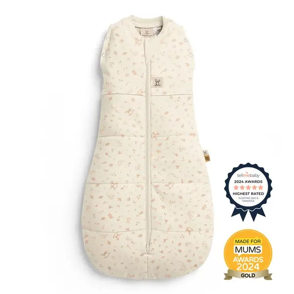 ERGOPOUCH Zavinovačka a pytel na spaní 2v1 Cocoon Lullaby  3-6m, 6-8kg, 2,5tog