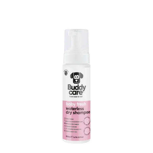 Buddycare Baby Fresh suchý šampon pro psy 200 ml