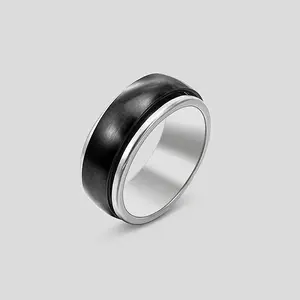 Rotatable 304 Stainless Steel Finger Rings