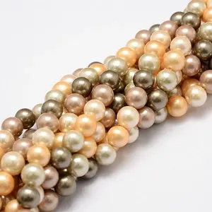 Shell Pearl Bead Strands