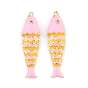 Brass Enamel Pendants