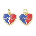 Brass Enamel Pendants